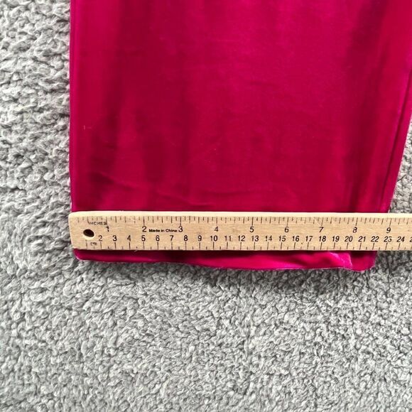 NWT SIX/FIFTY bright pink velour pants comfy barbie size extra small - Picture 9 of 14